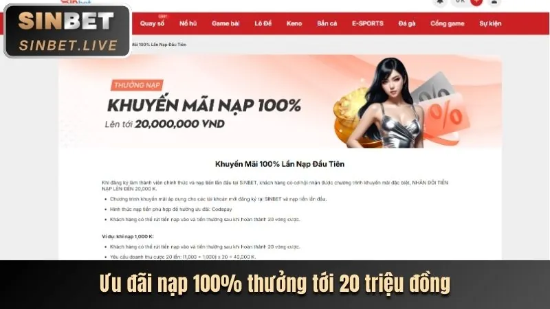 Bước 2: Chọn 'Nạp tiền'